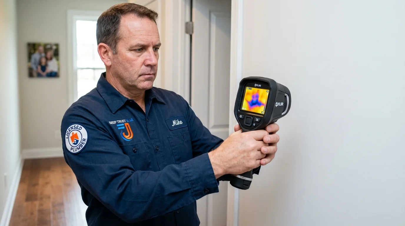 Thermal imaging leak detection by Johns Plumbing LLC in Coatesville